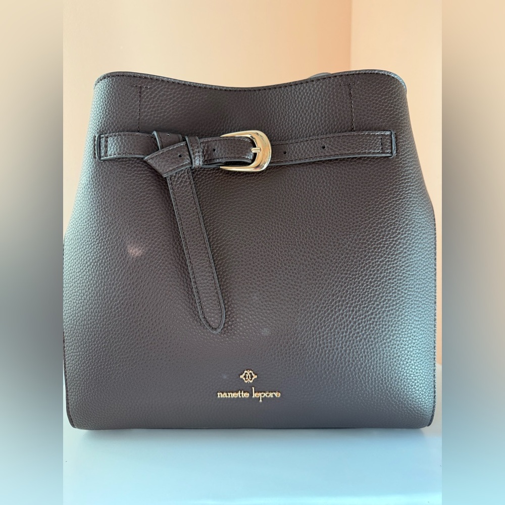 Nanette Lepore Dark Brown Shoulder Bag